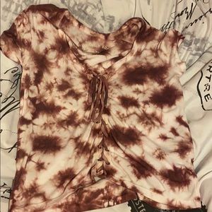Tie die american eagle shirt